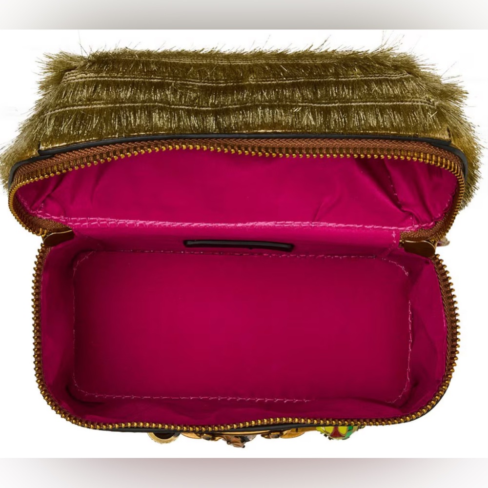 NWT Betsey Johnson, the Tiki Chic Bar Satchel Bag. 🛖 🍹 🏝️ - Picture 3 of 11